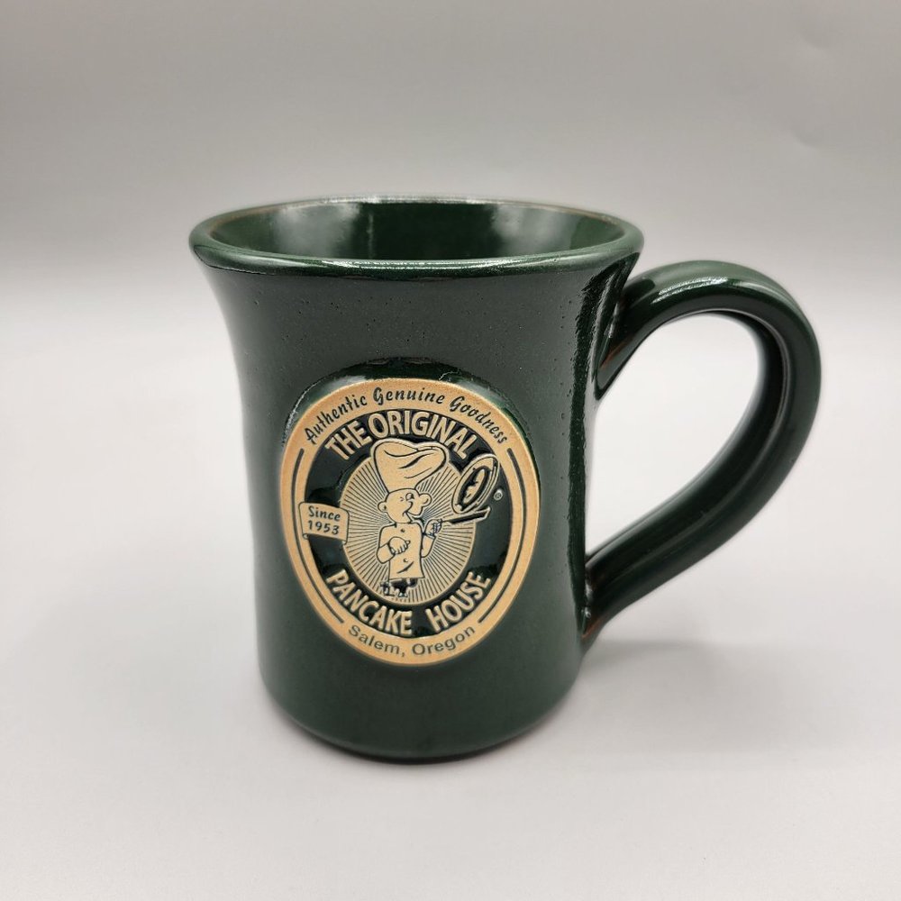 Deneen Pottery Coffee Mug Original Pancake House Oregon 2017 Hand Thrown Pottery